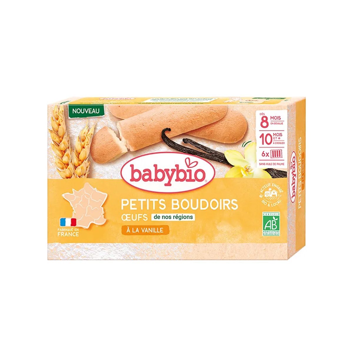 Babybio – Vanilla Teething Biscuits (8m+)