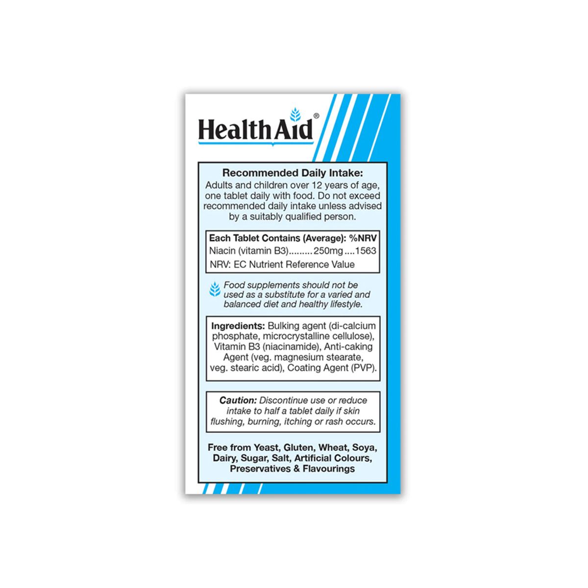 Health Aid – Vitamin B3 250mg