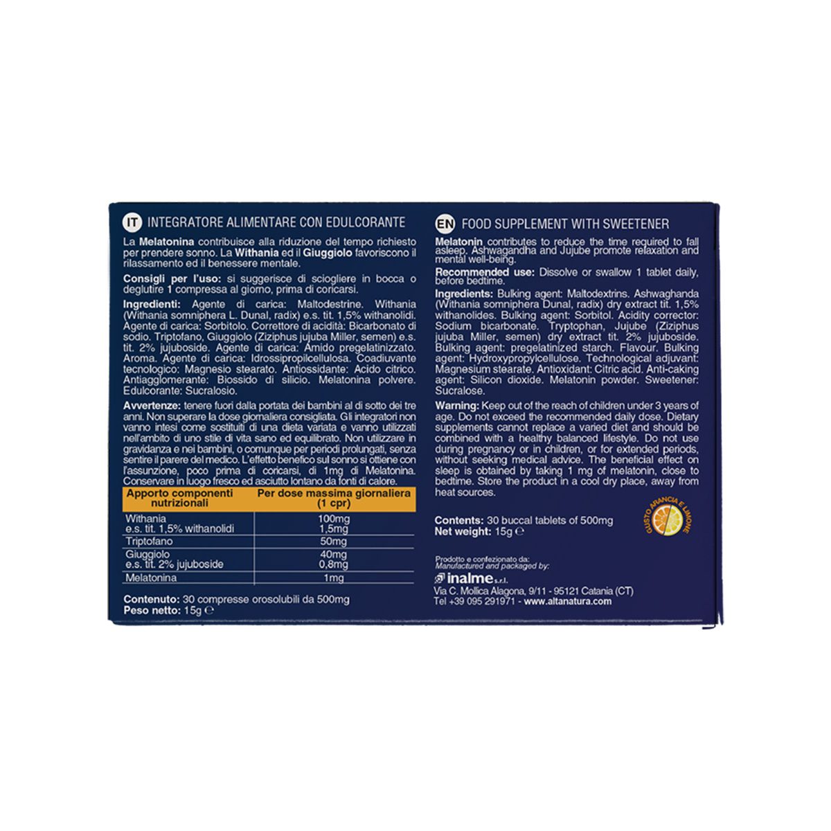 Alta Natura – Melatonina Complex