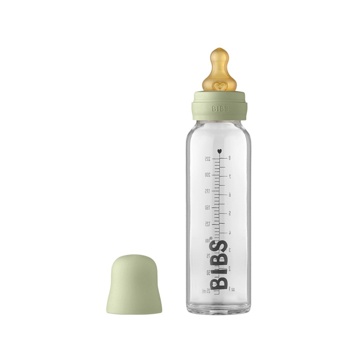 Bibs – Baby Glass Bottle (225ml)