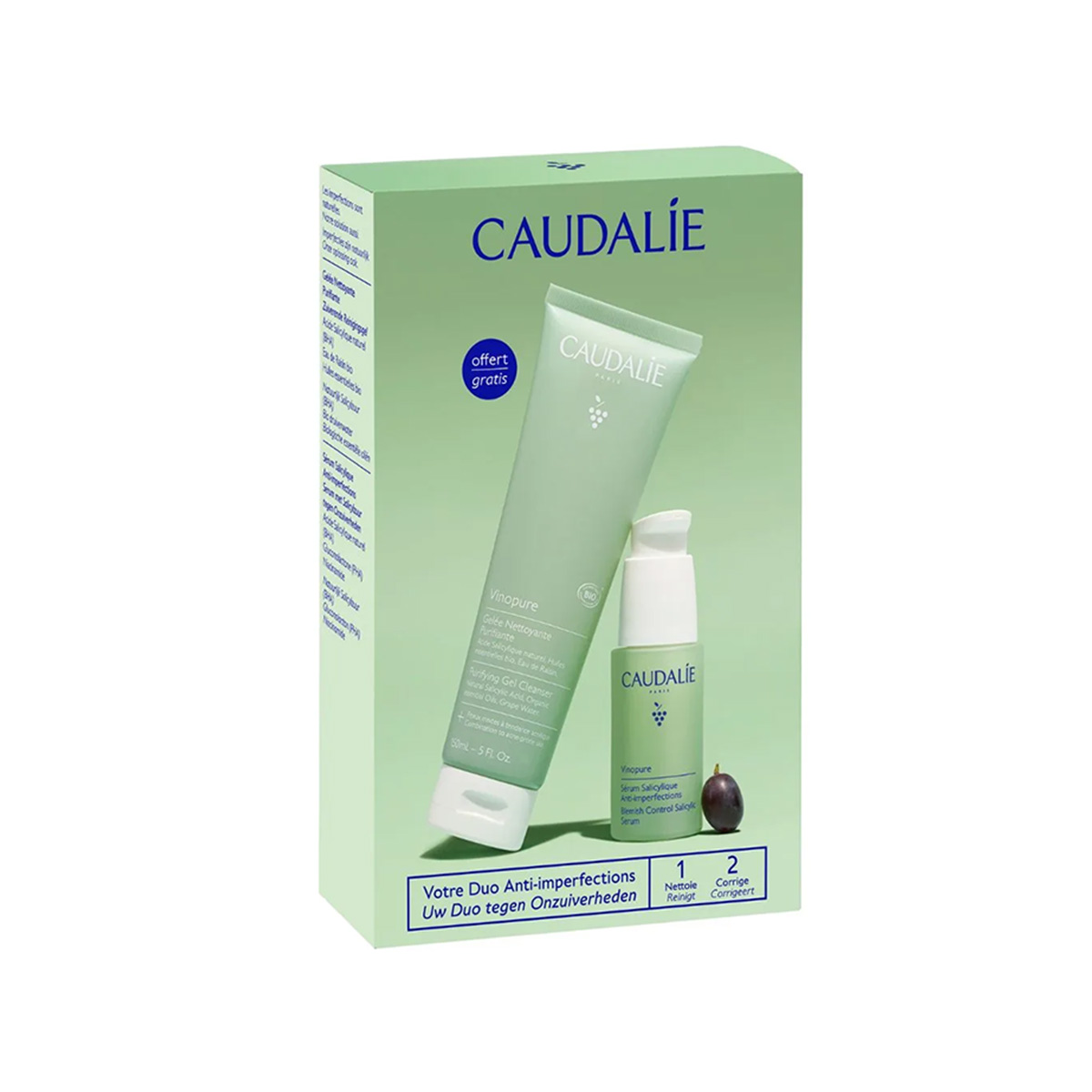 Caudalie – Vinopure Serum + Gel Promo Set