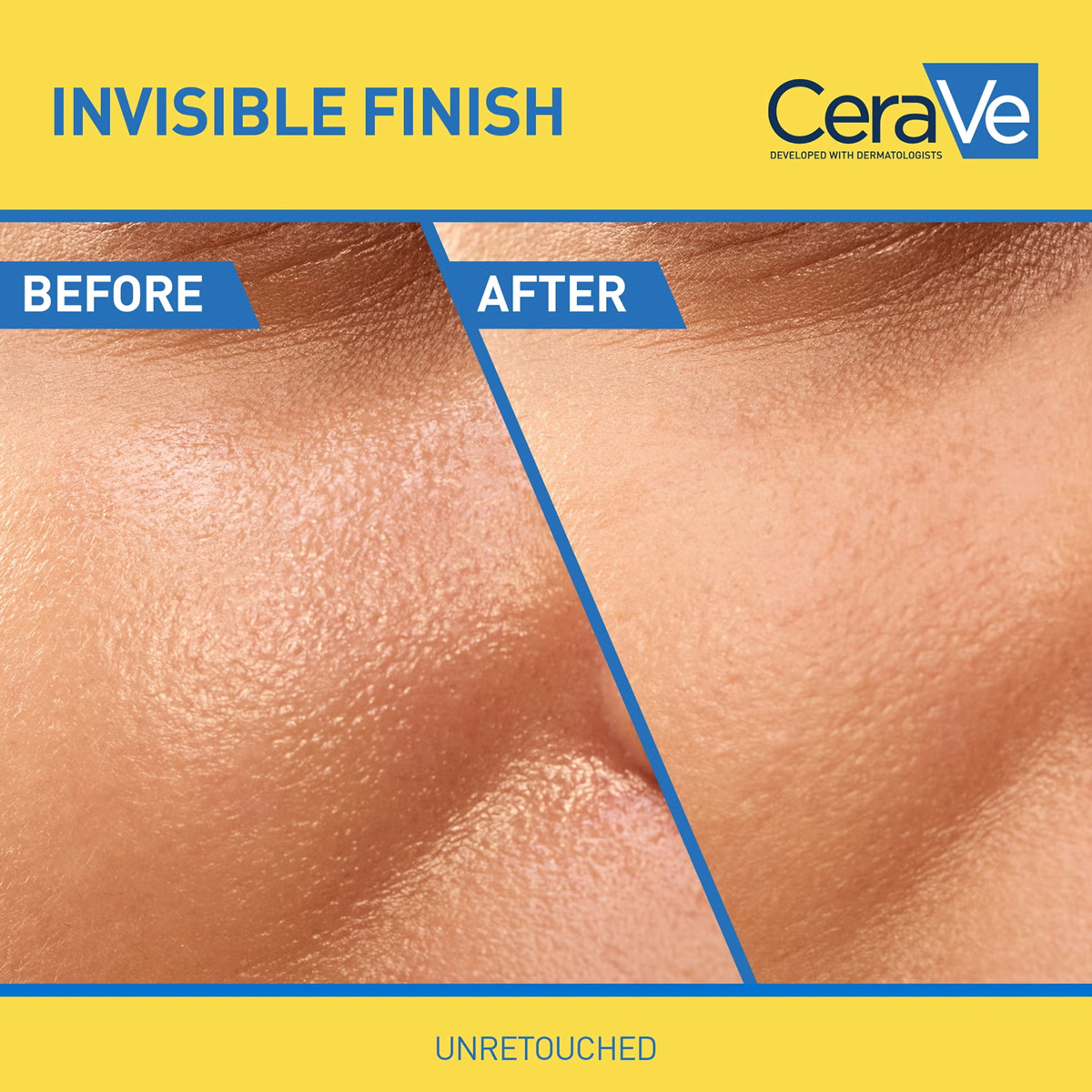 CeraVe – Invisible Dry Touch Fluid Sunscreen (SPF 50+)