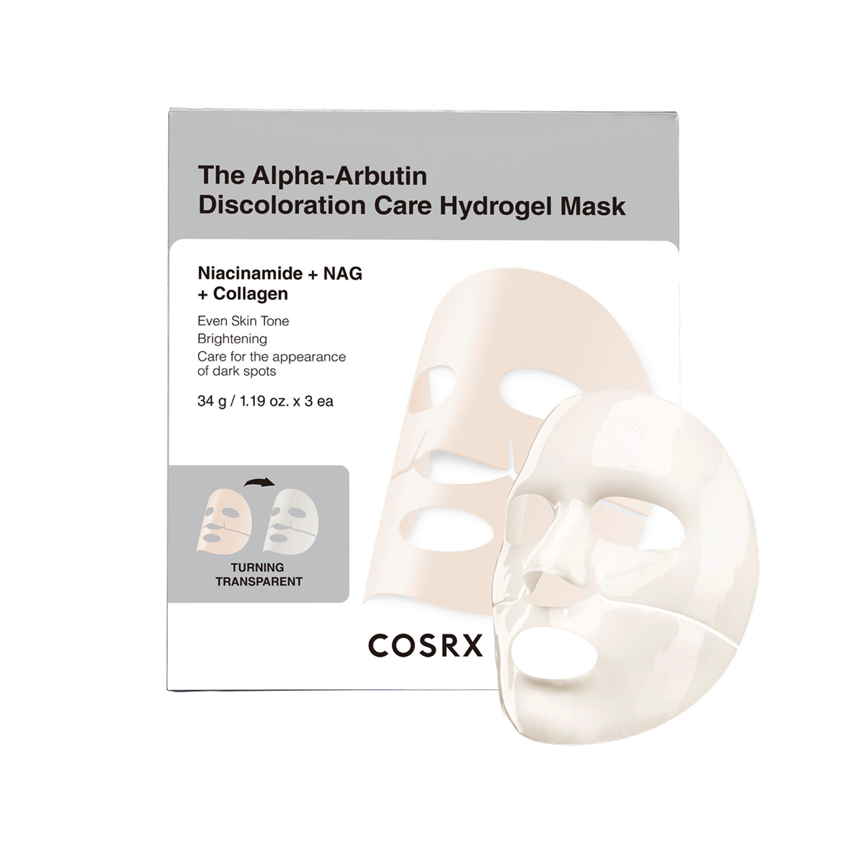 COSRX – Arbutin Discoloration Hydrogel Mask