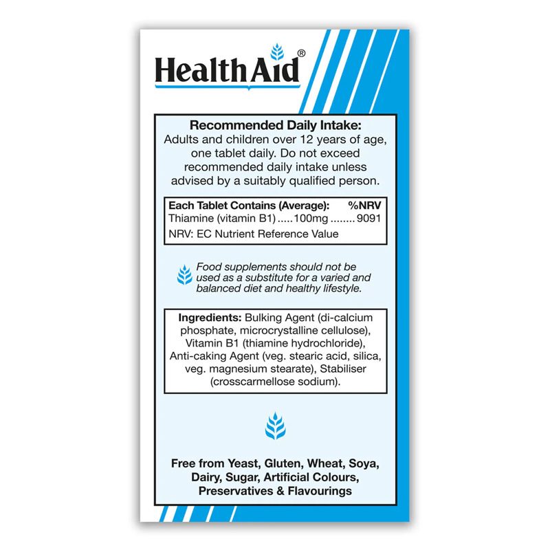 Health Aid – Vitamin B1 100mg