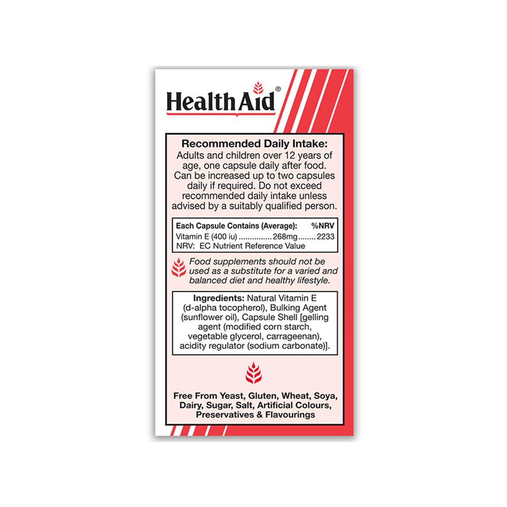 Health Aid – Vitamin E 400IU
