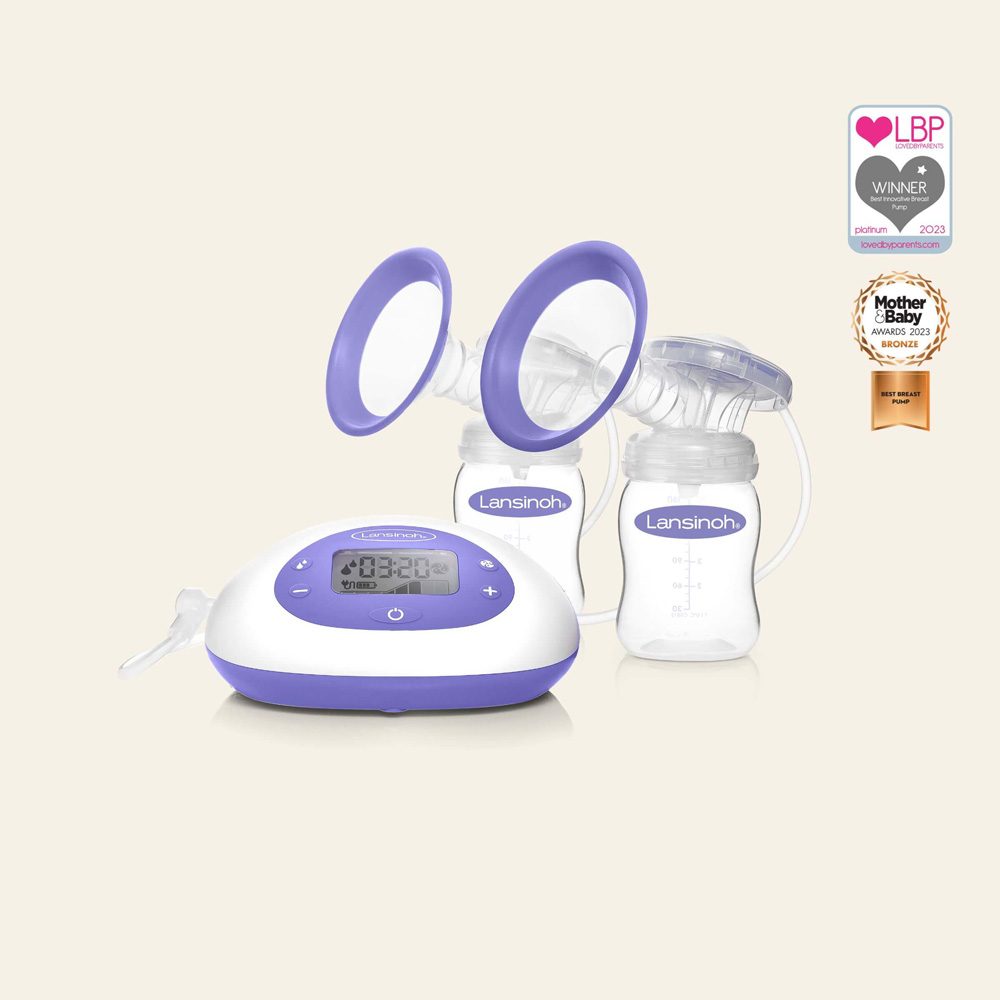 Lansinoh – Double Electric Breast Pump-Rechargeable