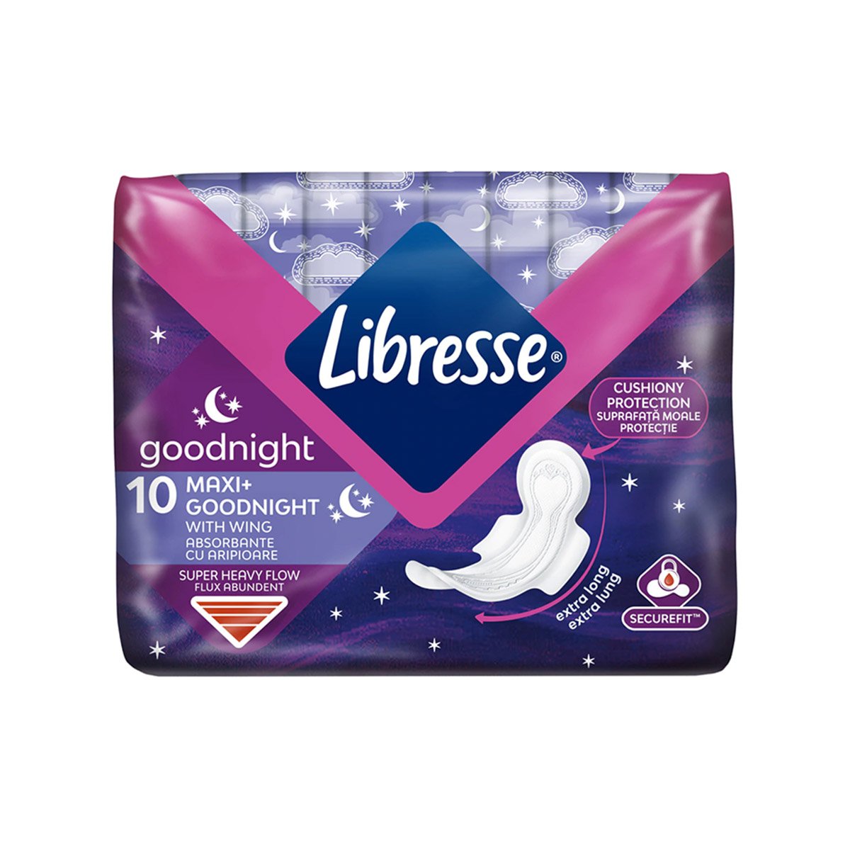 Libresse – Peceta Maxi+ Goodnight (Super Heavy Flow)