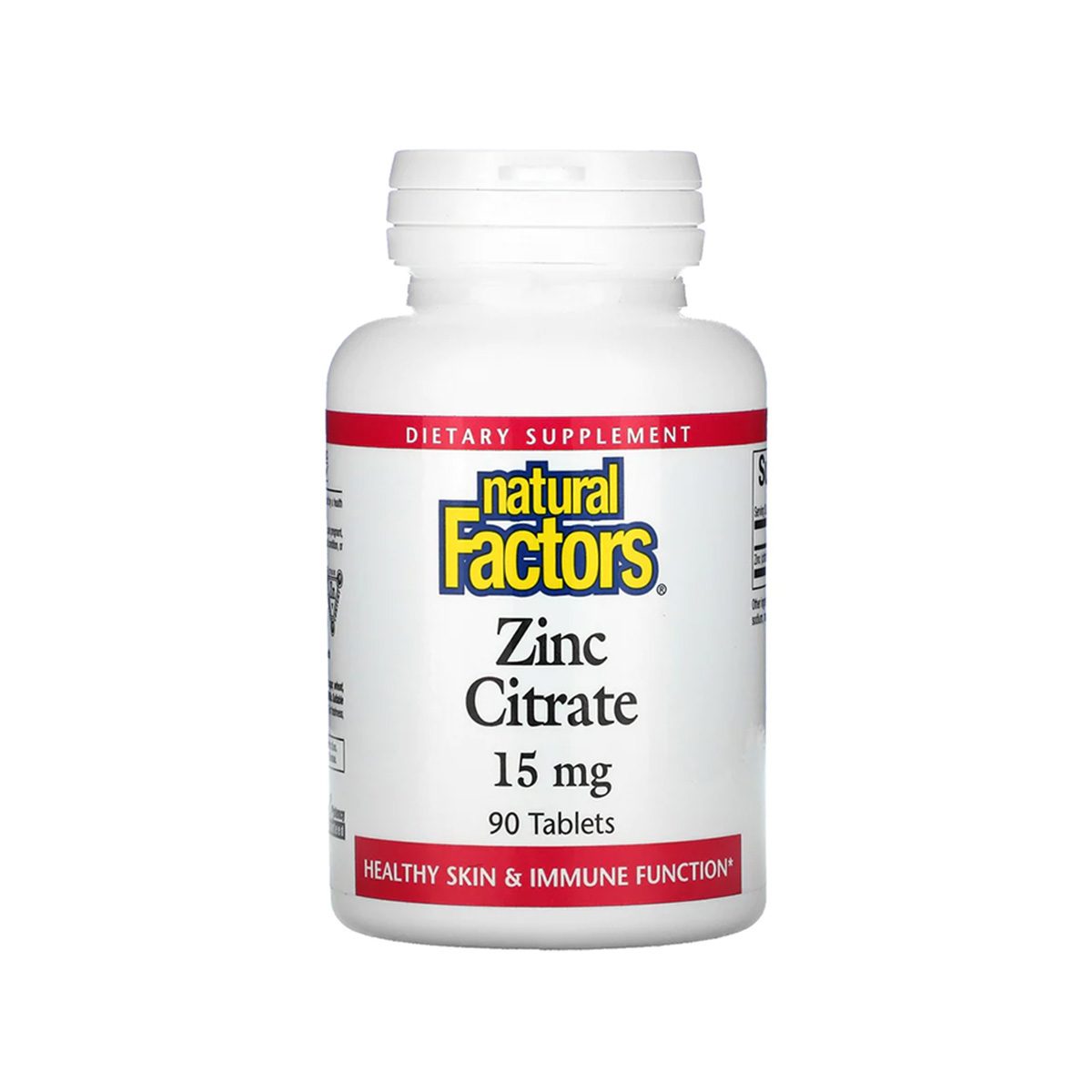 Natural Factors – Zinc Citrate 15mg