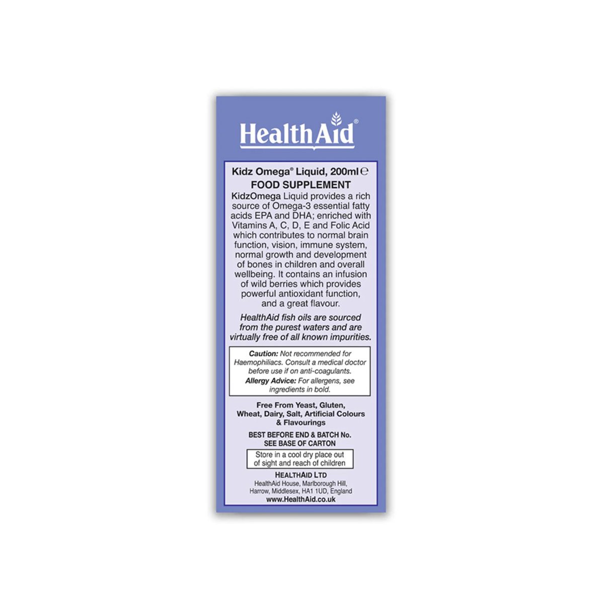 Health Aid – Kidz Omega Liquid