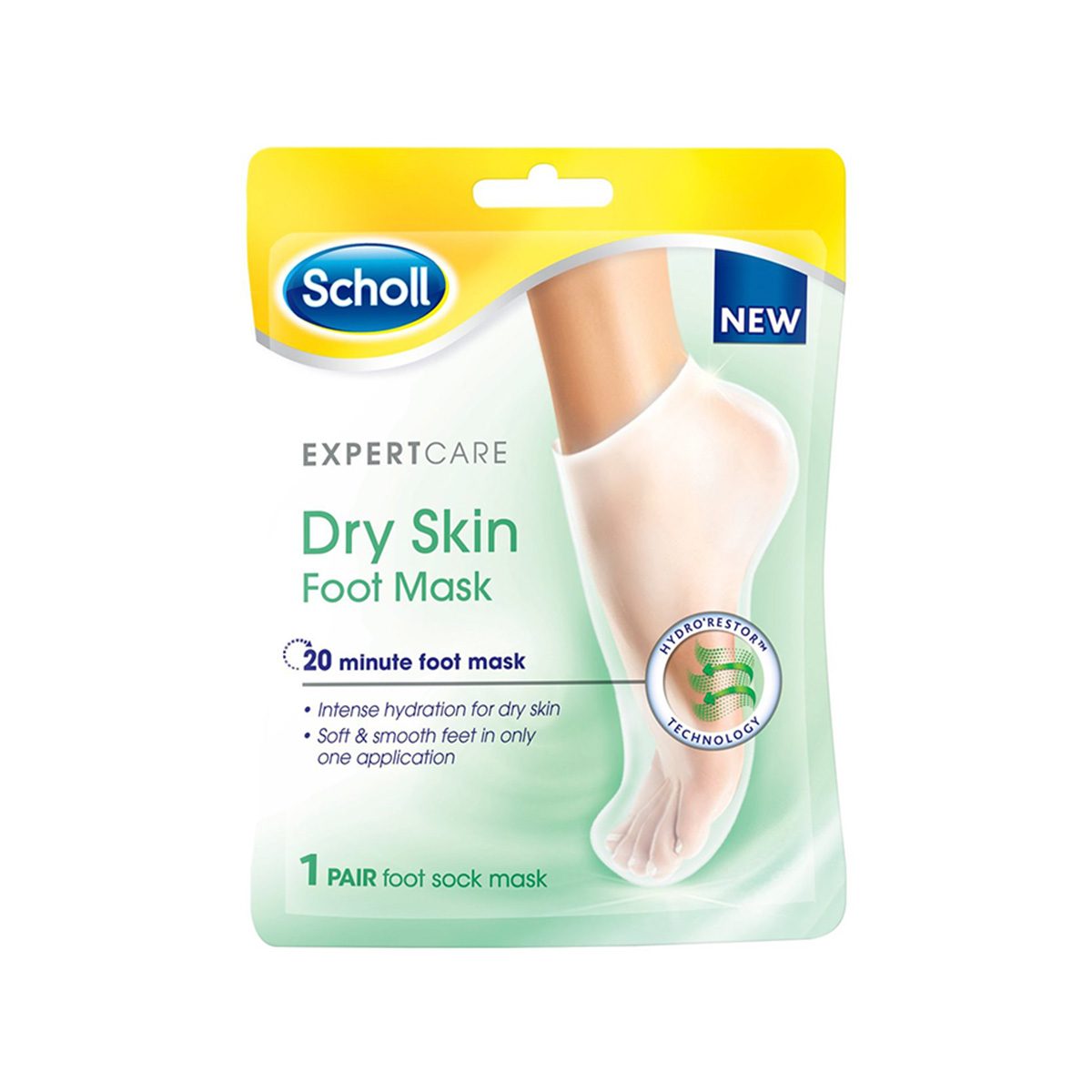 Scholl – Expert Care Dry Skin Foot Mask (Macadamia Oil & Shea Butter)